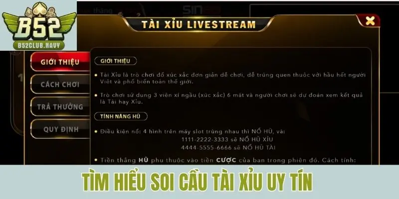 Tìm hiểu soi cầu tài xỉu uy tín